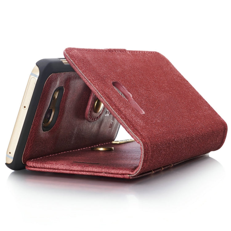 DG.MING for Galaxy A3 (2017) / A320 Crazy Horse Texture Horizontal Flip Detachable Magnetic Protective Case with Holder & Card Slots & Wallet