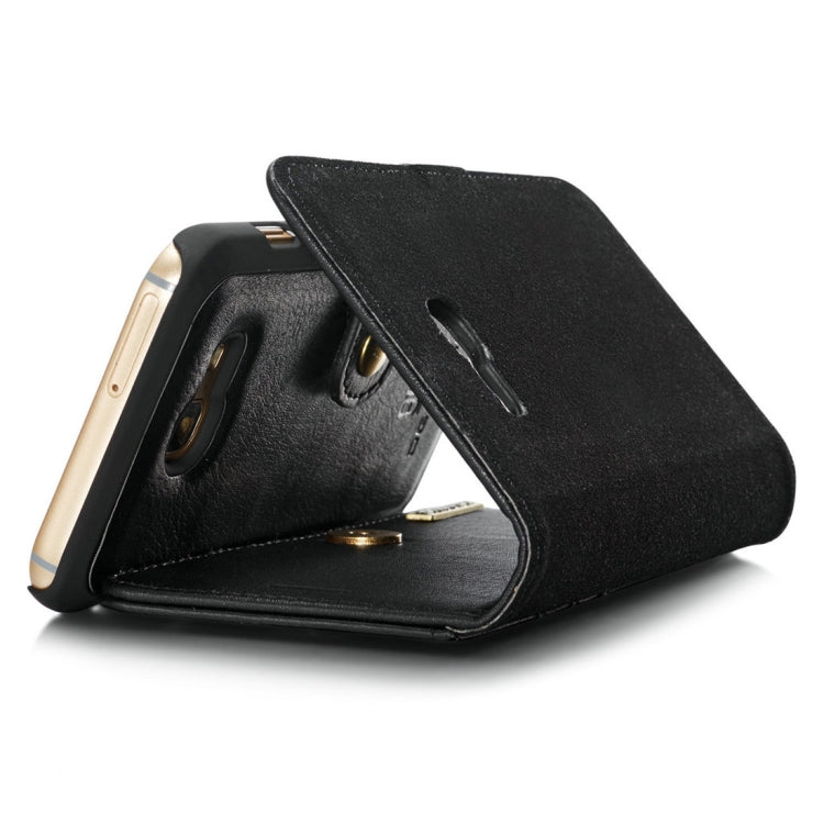 DG.MING for Galaxy A5 (2017) / A520 Crazy Horse Texture Horizontal Flip Detachable Magnetic Protective Case with Holder & Card Slots & Wallet