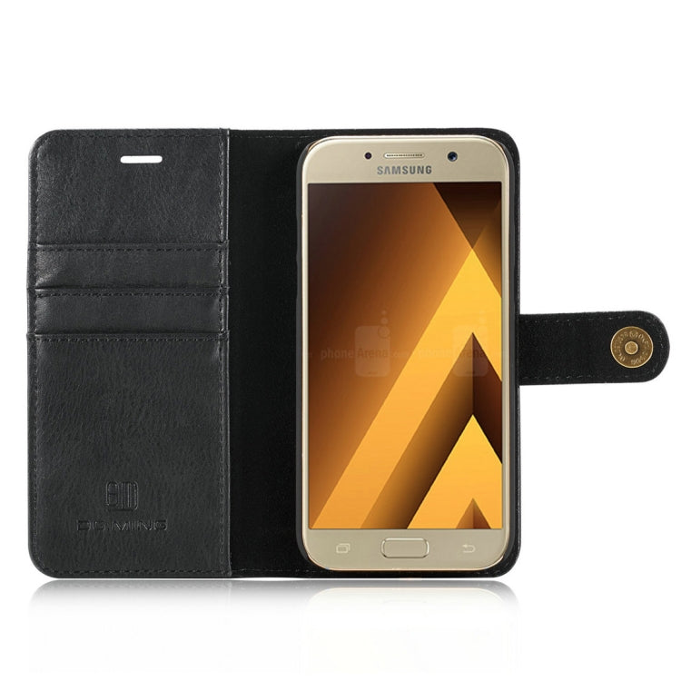 DG.MING for Galaxy A5 (2017) / A520 Crazy Horse Texture Horizontal Flip Detachable Magnetic Protective Case with Holder & Card Slots & Wallet