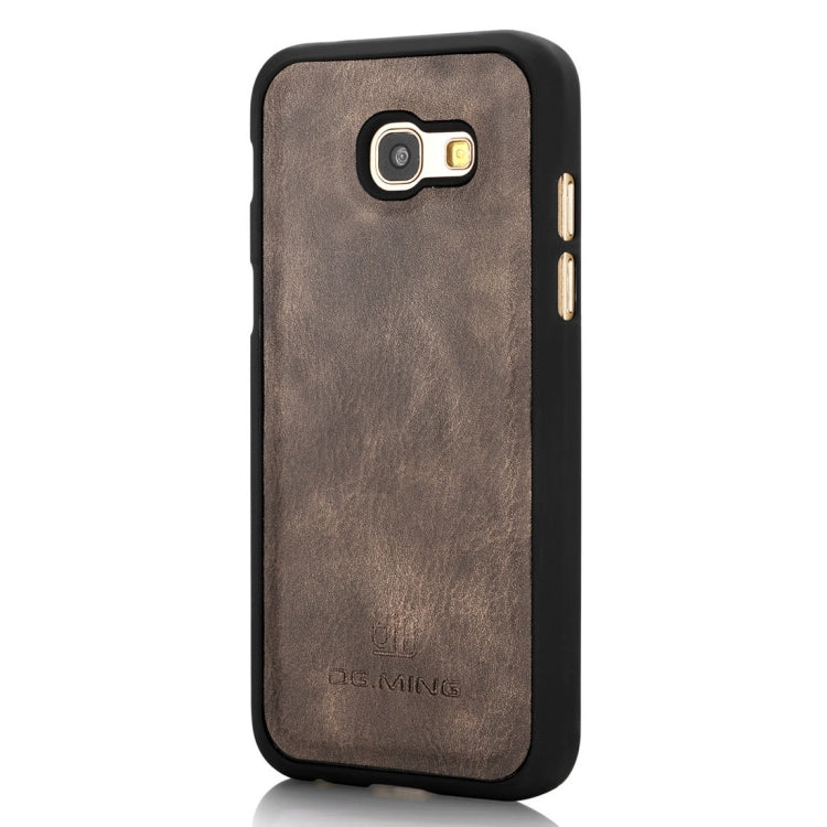 DG.MING for Galaxy A5 (2017) / A520 Crazy Horse Texture Horizontal Flip Detachable Magnetic Protective Case with Holder & Card Slots & Wallet