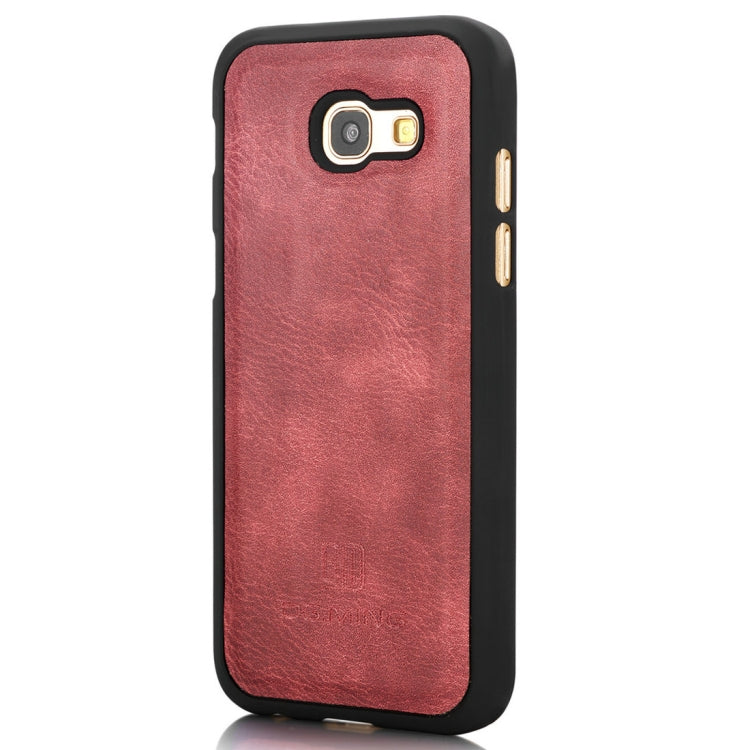 DG.MING for Galaxy A5 (2017) / A520 Crazy Horse Texture Horizontal Flip Detachable Magnetic Protective Case with Holder & Card Slots & Wallet