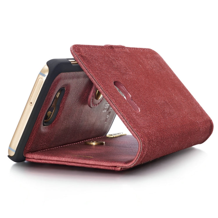 DG.MING for Galaxy A5 (2017) / A520 Crazy Horse Texture Horizontal Flip Detachable Magnetic Protective Case with Holder & Card Slots & Wallet