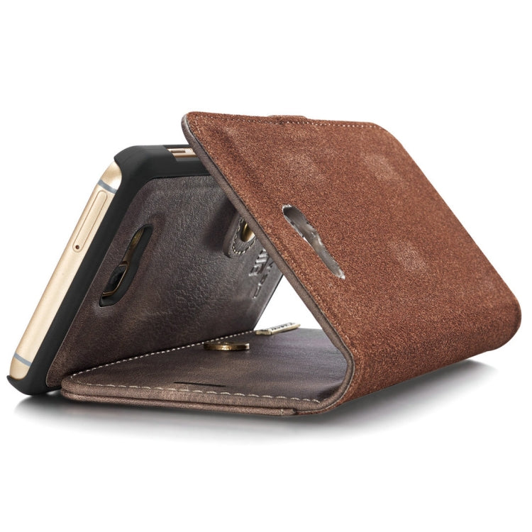 DG.MING for Galaxy A7 (2017) / A720 Crazy Horse Texture Horizontal Flip Detachable Magnetic Protective Case with Holder & Card Slots & Wallet