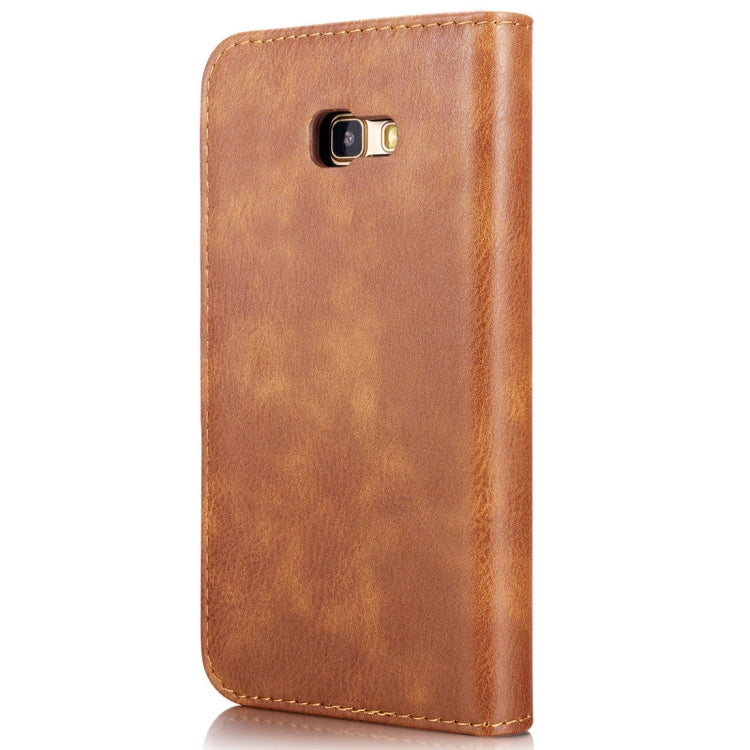 DG.MING for Galaxy A7 (2017) / A720 Crazy Horse Texture Horizontal Flip Detachable Magnetic Protective Case with Holder & Card Slots & Wallet