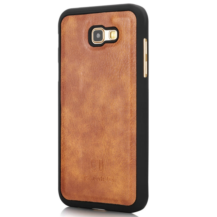 DG.MING for Galaxy A7 (2017) / A720 Crazy Horse Texture Horizontal Flip Detachable Magnetic Protective Case with Holder & Card Slots & Wallet