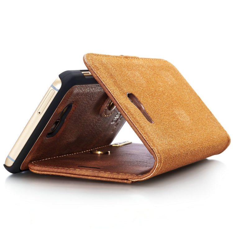 DG.MING for Galaxy A7 (2017) / A720 Crazy Horse Texture Horizontal Flip Detachable Magnetic Protective Case with Holder & Card Slots & Wallet