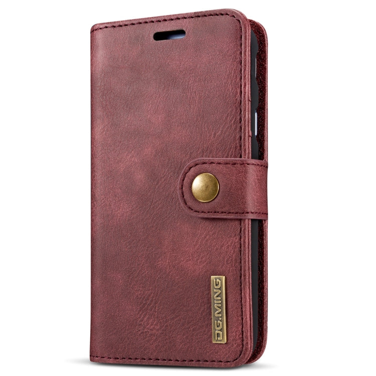 DG.MING for Galaxy J5 (2017) / J530 (EU Version) Crazy Horse Texture Horizontal Flip Detachable Magnetic Protective Case with Holder & Card Slots & Wallet