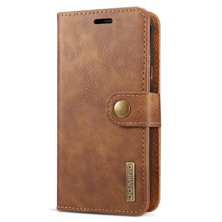 DG.MING for Galaxy J5 (2017) / J530 (EU Version) Crazy Horse Texture Horizontal Flip Detachable Magnetic Protective Case with Holder & Card Slots & Wallet