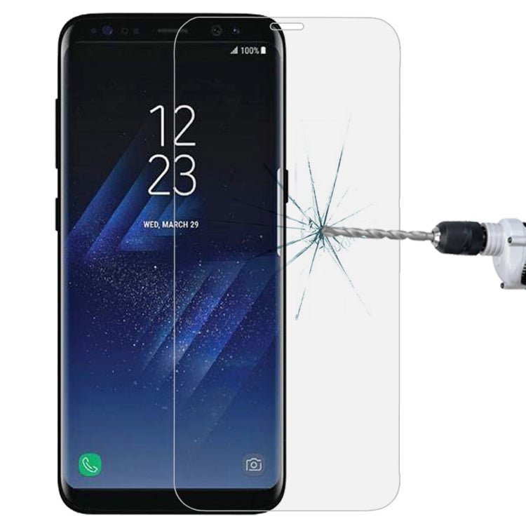 For Galaxy S8+ / G9550 0.3mm 9H Surface Hardness 3D Curved Full Screen Tempered Glass Screen Protector
