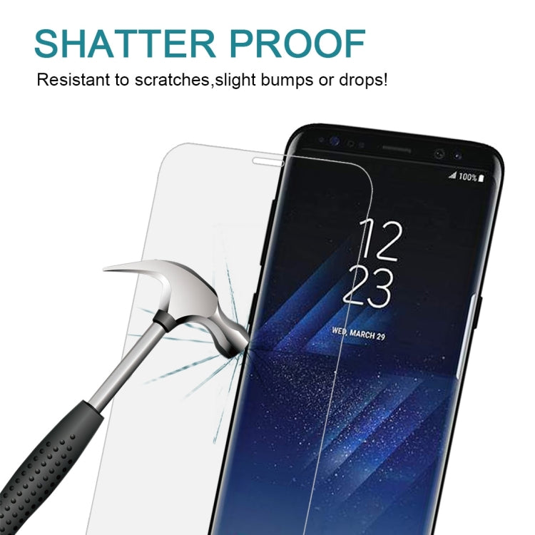 For Galaxy S8+ / G9550 0.3mm 9H Surface Hardness 3D Curved Full Screen Tempered Glass Screen Protector