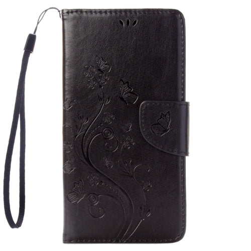 For Galaxy Note 7 / N930 Wallet Style Pressed Flowers Horizontal Flip Leather Case with Holder & Card Slots & Lanyard