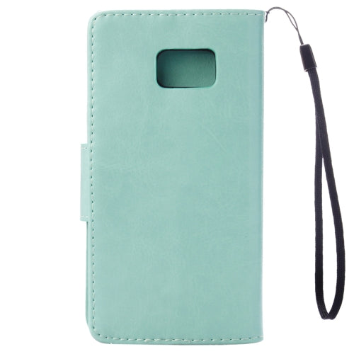 For Galaxy Note 7 / N930 Wallet Style Pressed Flowers Horizontal Flip Leather Case with Holder & Card Slots & Lanyard