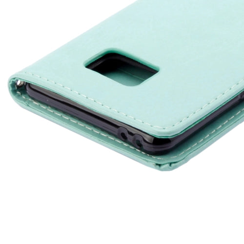 For Galaxy Note 7 / N930 Wallet Style Pressed Flowers Horizontal Flip Leather Case with Holder & Card Slots & Lanyard