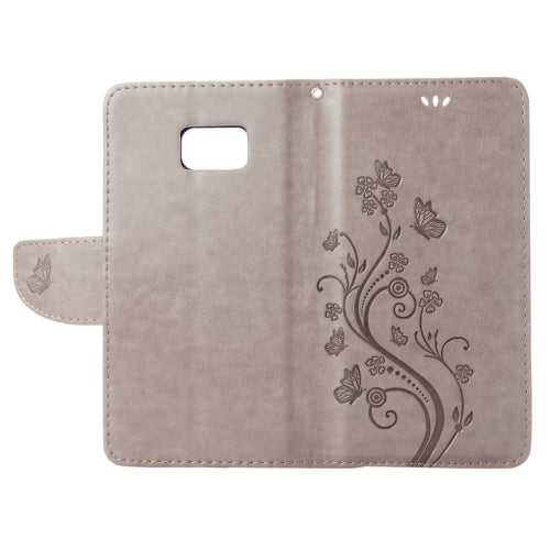 For Galaxy Note 7 / N930 Wallet Style Pressed Flowers Horizontal Flip Leather Case with Holder & Card Slots & Lanyard