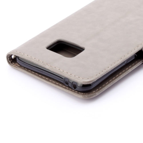 For Galaxy Note 7 / N930 Wallet Style Pressed Flowers Horizontal Flip Leather Case with Holder & Card Slots & Lanyard