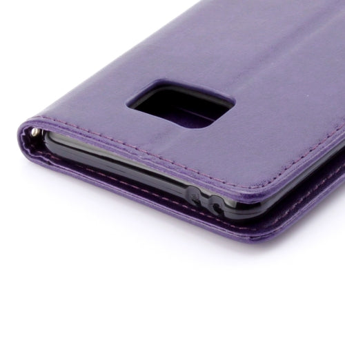 For Galaxy Note 7 / N930 Wallet Style Pressed Flowers Horizontal Flip Leather Case with Holder & Card Slots & Lanyard