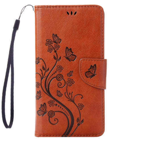 For Galaxy Note 7 / N930 Wallet Style Pressed Flowers Horizontal Flip Leather Case with Holder & Card Slots & Lanyard
