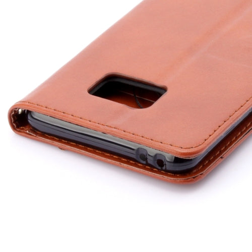 For Galaxy Note 7 / N930 Wallet Style Pressed Flowers Horizontal Flip Leather Case with Holder & Card Slots & Lanyard