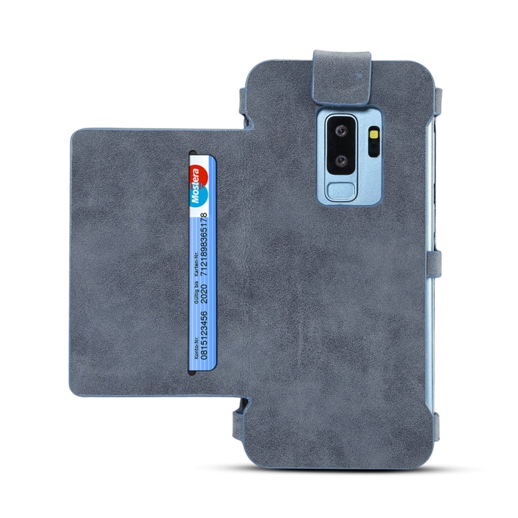Dibase for Galaxy S9 & A8(2018)  Multi-function Sheep Bar Material Universal Horizontal Flip Case with Holder & Card Slots & Photo Frame & Hook & Detachable Back Protective Case