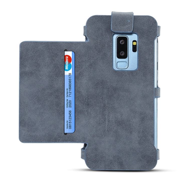 Dibase for Galaxy S9 + & A8 + (2018)  Multi-function Sheep Bar Material Universal Horizontal Flip Case with Holder & Card Slots & Photo Frame & Hook & Detachable Back Protective Case