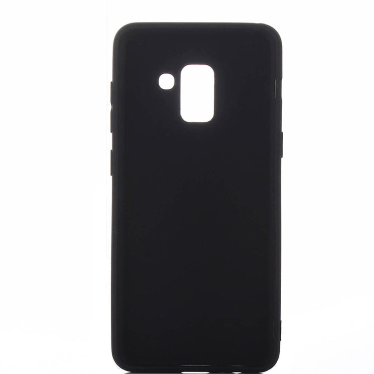 For Galaxy A8 (2018) Inside and Outside Frosted TPU Protective Back Cover Case