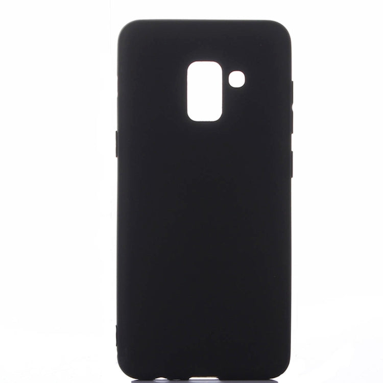 For Galaxy A8 (2018) Inside and Outside Frosted TPU Protective Back Cover Case