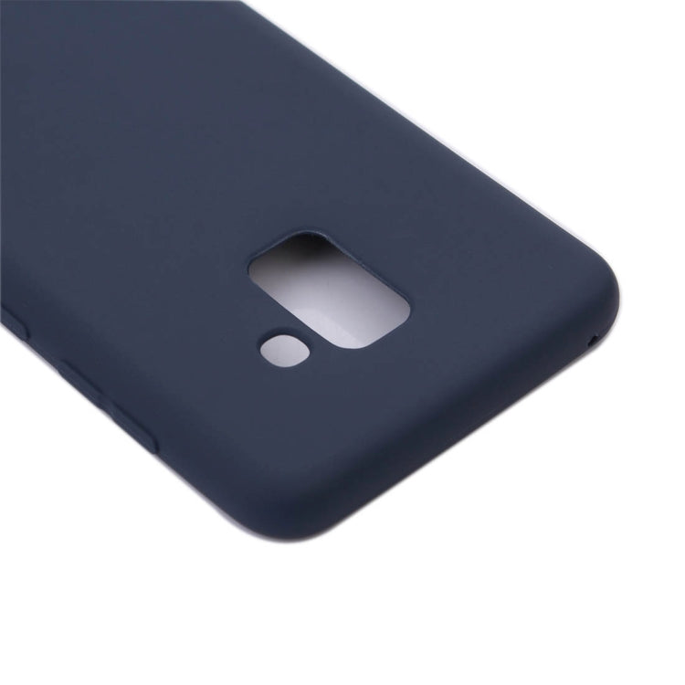 For Galaxy A8 (2018) Inside and Outside Frosted TPU Protective Back Cover Case