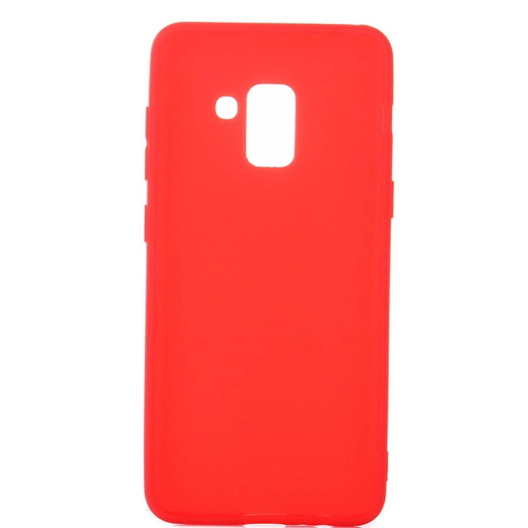 For Galaxy A8 (2018) Inside and Outside Frosted TPU Protective Back Cover Case