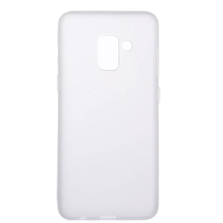 For Galaxy A8 (2018) Inside and Outside Frosted TPU Protective Back Cover Case