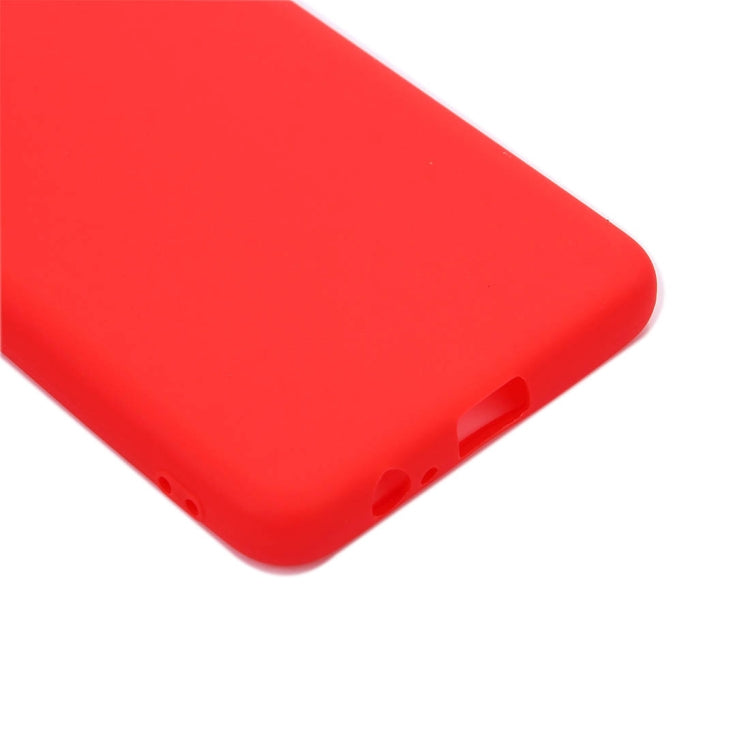 For Galaxy A8+ (2018) Inside and Outside Frosted TPU Protective Back Cover Case