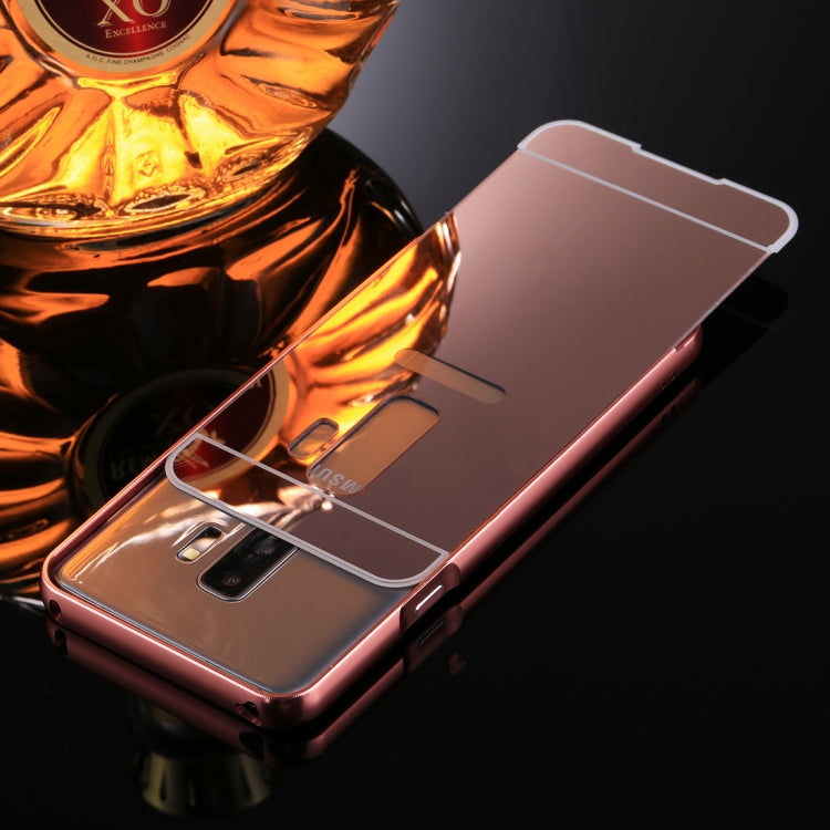 Electroplating + PC Mirror Protective Back Cover Case for Galaxy S9+