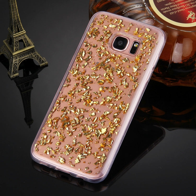 For Galaxy S7 Edge / G935 Scattered Platinum Pattern TPU Protective Case