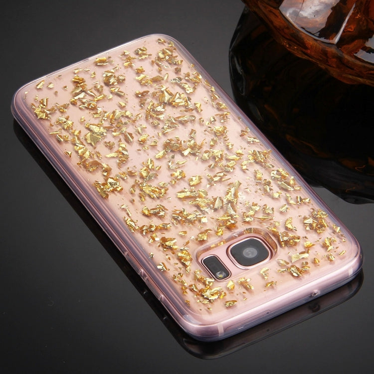 For Galaxy S7 Edge / G935 Scattered Platinum Pattern TPU Protective Case