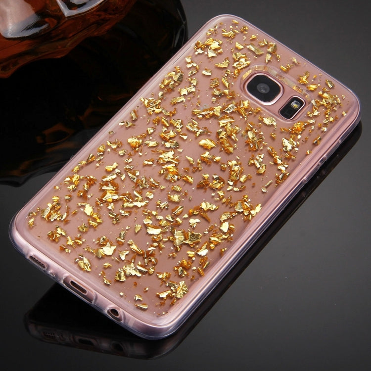 For Galaxy S7 Edge / G935 Scattered Platinum Pattern TPU Protective Case