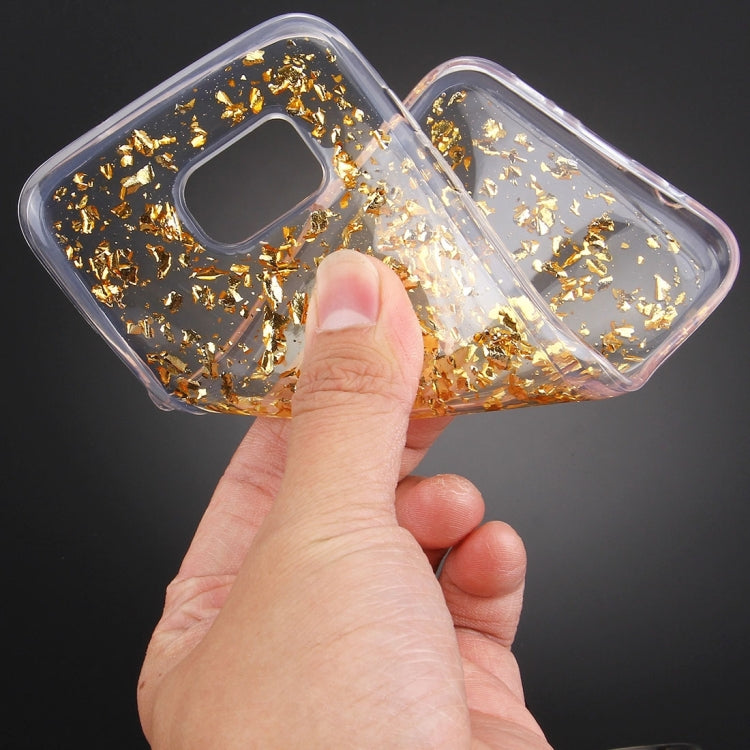For Galaxy S7 Edge / G935 Scattered Platinum Pattern TPU Protective Case