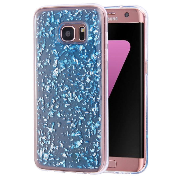 For Galaxy S7 Edge / G935 Scattered Platinum Pattern TPU Protective Case