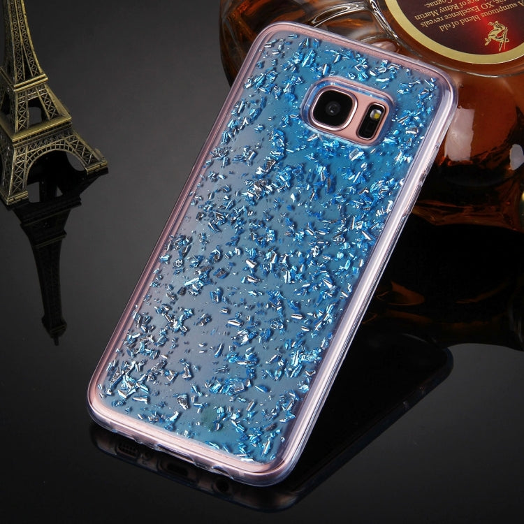 For Galaxy S7 Edge / G935 Scattered Platinum Pattern TPU Protective Case