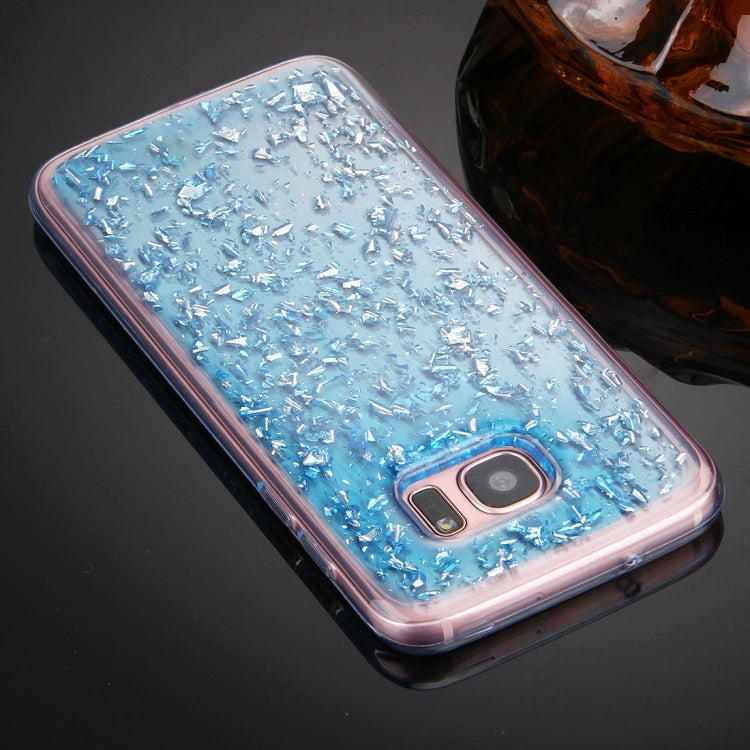 For Galaxy S7 Edge / G935 Scattered Platinum Pattern TPU Protective Case