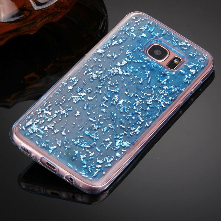 For Galaxy S7 Edge / G935 Scattered Platinum Pattern TPU Protective Case