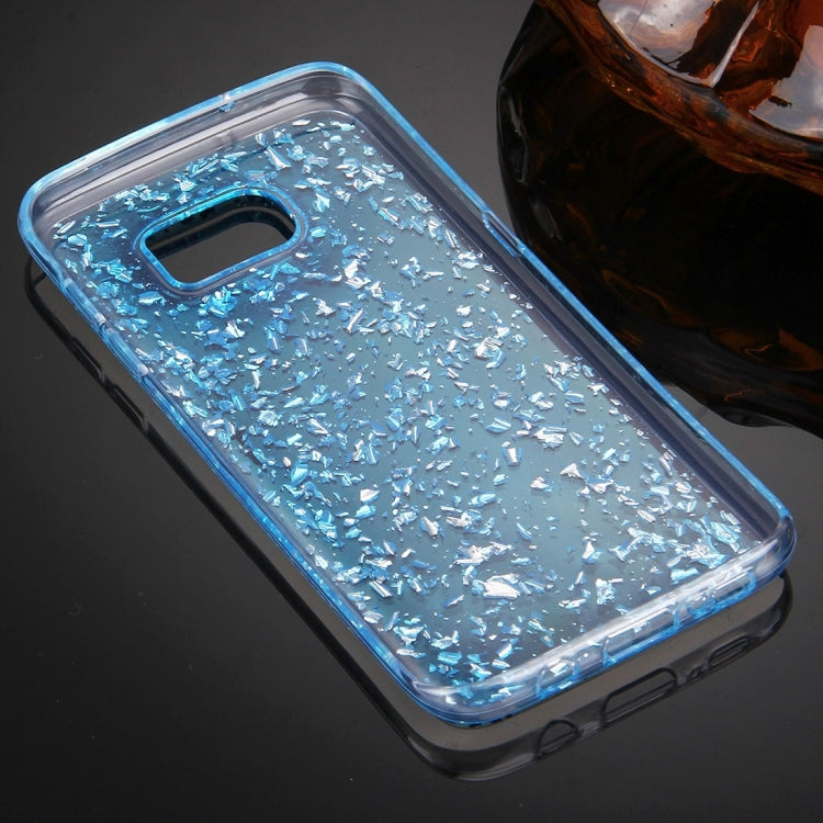 For Galaxy S7 Edge / G935 Scattered Platinum Pattern TPU Protective Case