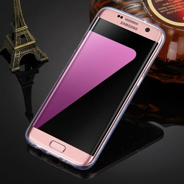 For Galaxy S7 Edge / G935 Scattered Platinum Pattern TPU Protective Case