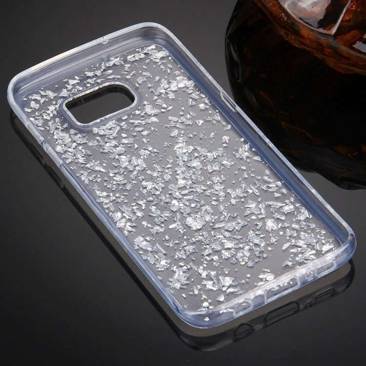 For Galaxy S7 Edge / G935 Scattered Platinum Pattern TPU Protective Case