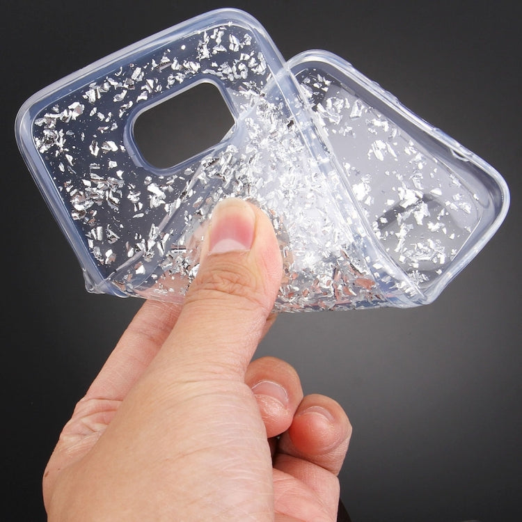 For Galaxy S7 Edge / G935 Scattered Platinum Pattern TPU Protective Case