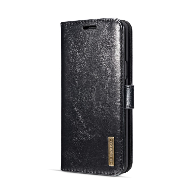 DG.MING for Galaxy S9 Crazy Horse Texture Horizontal Flip Detachable Magnetic Protective Case with Holder & Card Slots & Lanyard