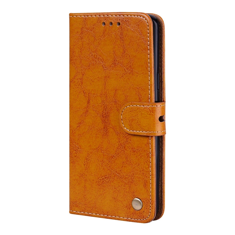 For Galaxy S9 Oil Wax Texture Horizontal Flip Leather Case with Holder & Card Slots & Wallet