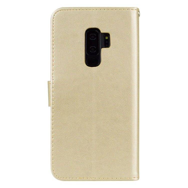 Rose Embossed Horizontal Flip Environmental PU Leather Case with Holder & Card Slots & Wallet for Galaxy S9+