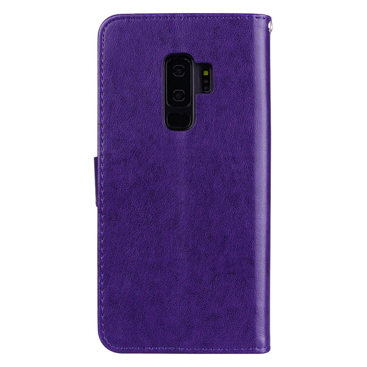 Rose Embossed Horizontal Flip Environmental PU Leather Case with Holder & Card Slots & Wallet for Galaxy S9+
