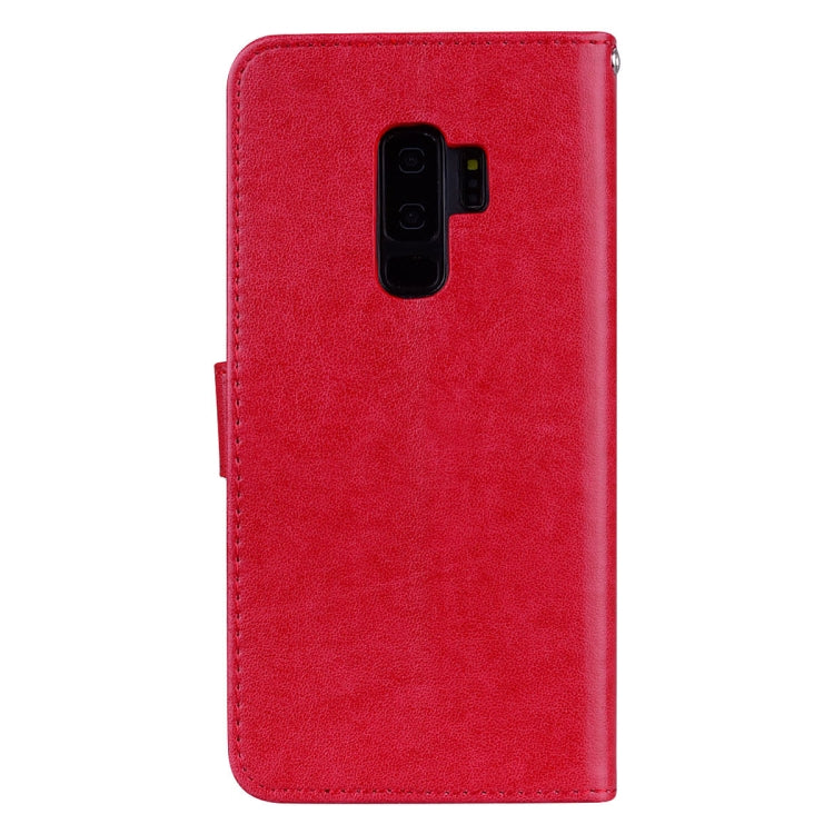 Rose Embossed Horizontal Flip Environmental PU Leather Case with Holder & Card Slots & Wallet for Galaxy S9+