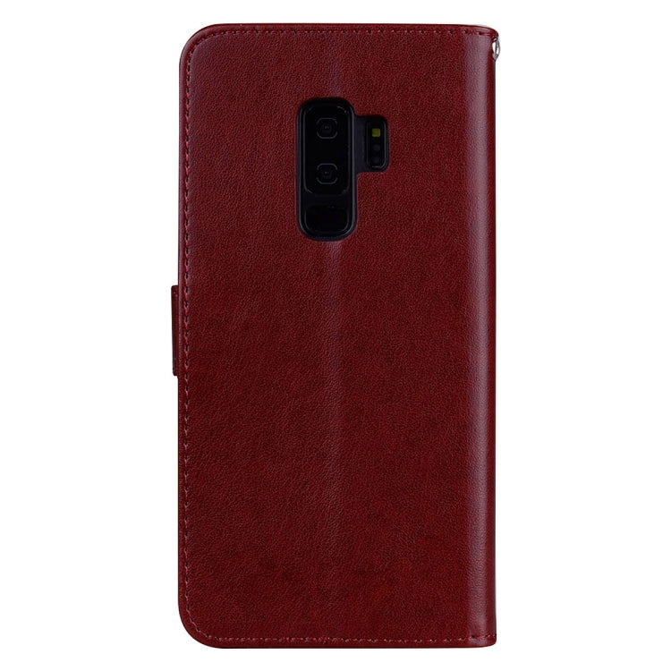 Rose Embossed Horizontal Flip Environmental PU Leather Case with Holder & Card Slots & Wallet for Galaxy S9+