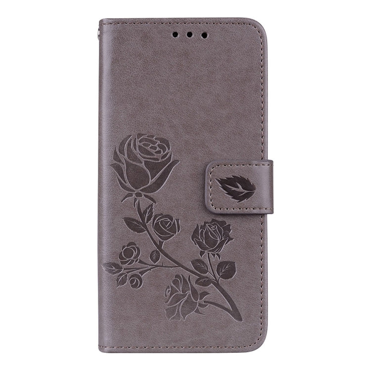 For Galaxy S9 Rose Embossed Horizontal Flip Environmental PU Leather Case with Holder & Card Slots & Wallet